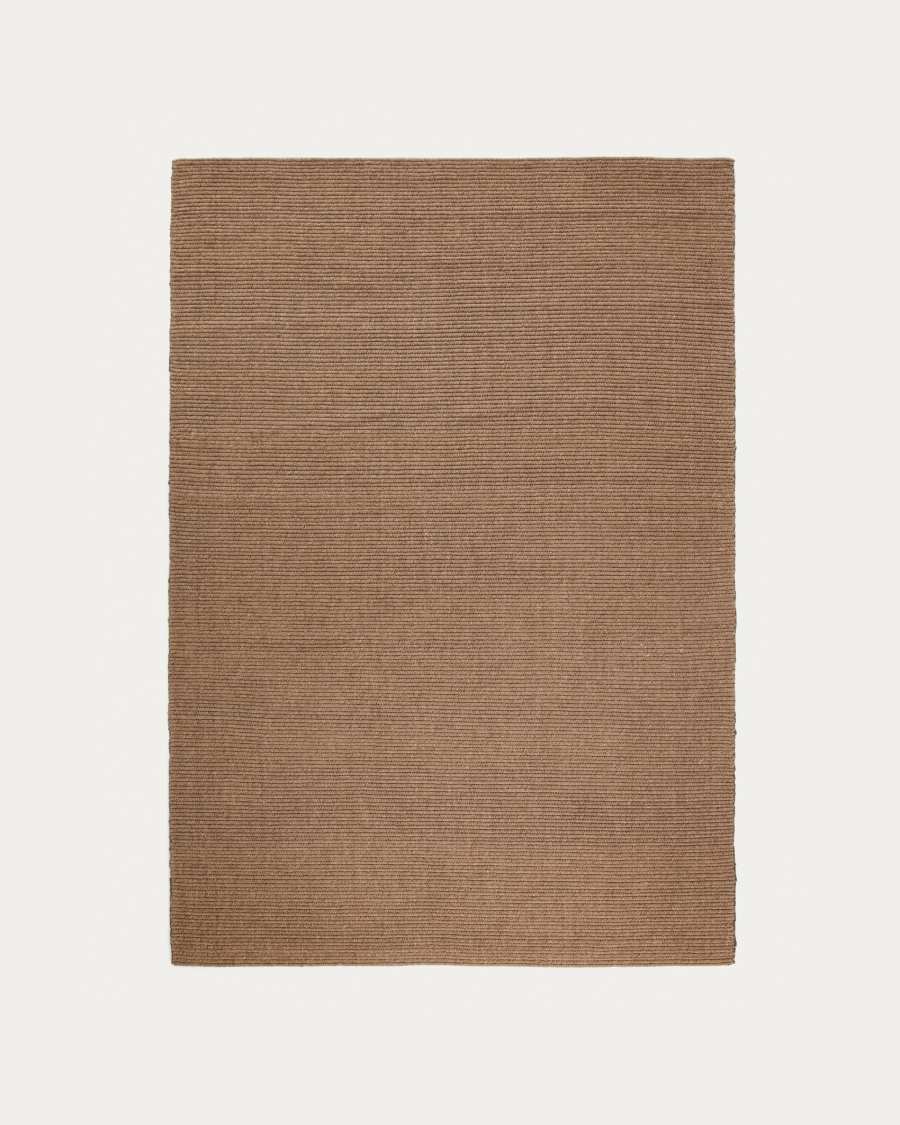 Imerna brown wool rug 160 x 230 cm
