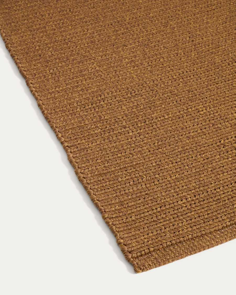 Turiane brown synthetic fibre rug 160 x 230 cm