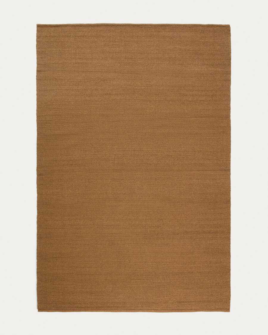 Turiane brown synthetic fibre rug 200 x 300 cm