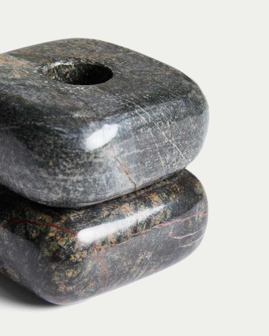 Liren green marble candle holder 8 cm