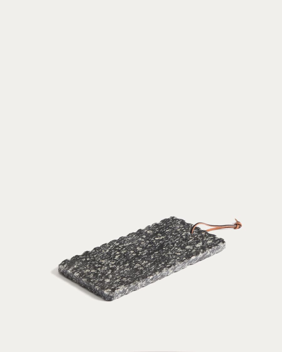Arlena dark grey granite serving board 30 x 15 cm