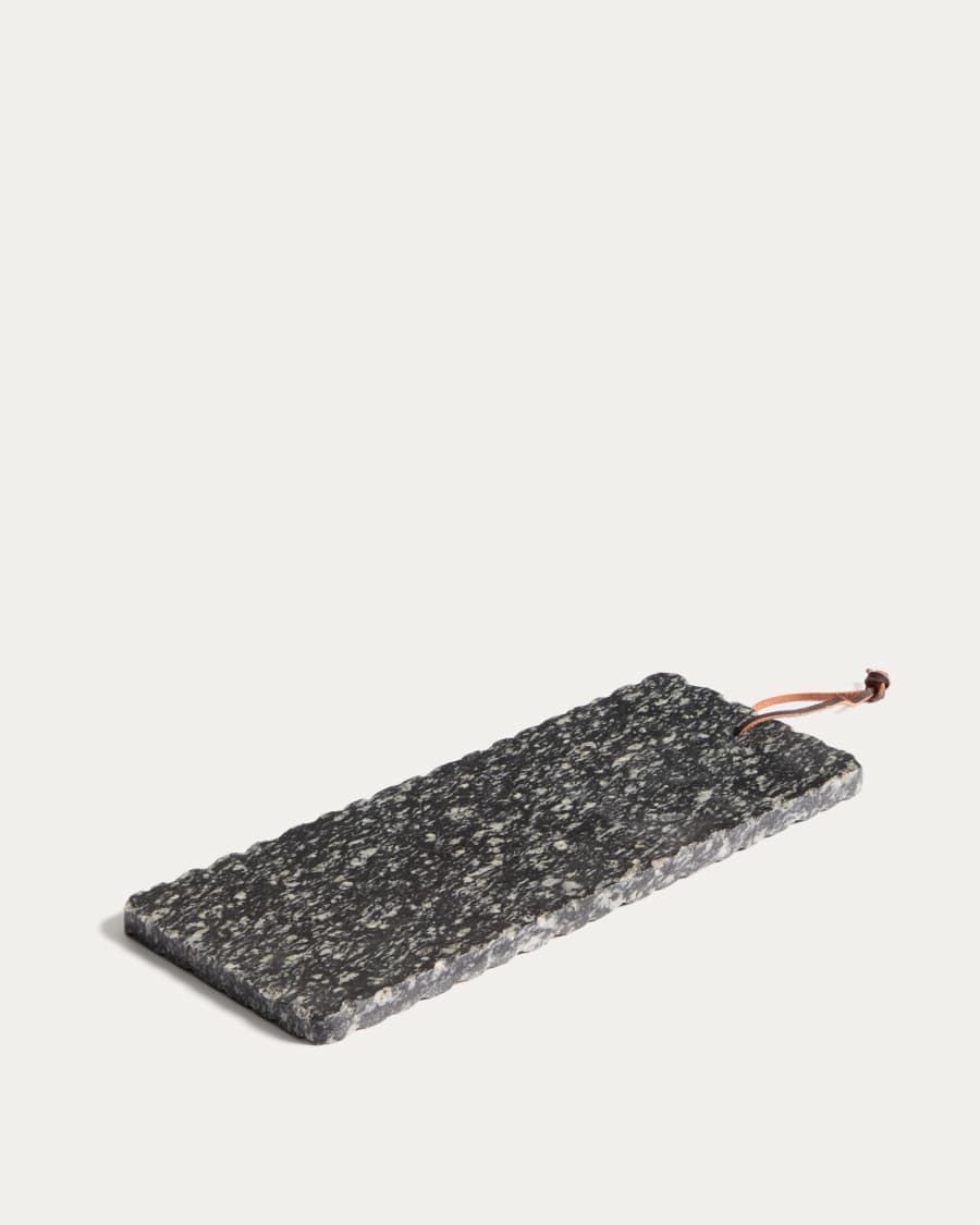 Arlena dark grey granite serving board 38 x 15 cm