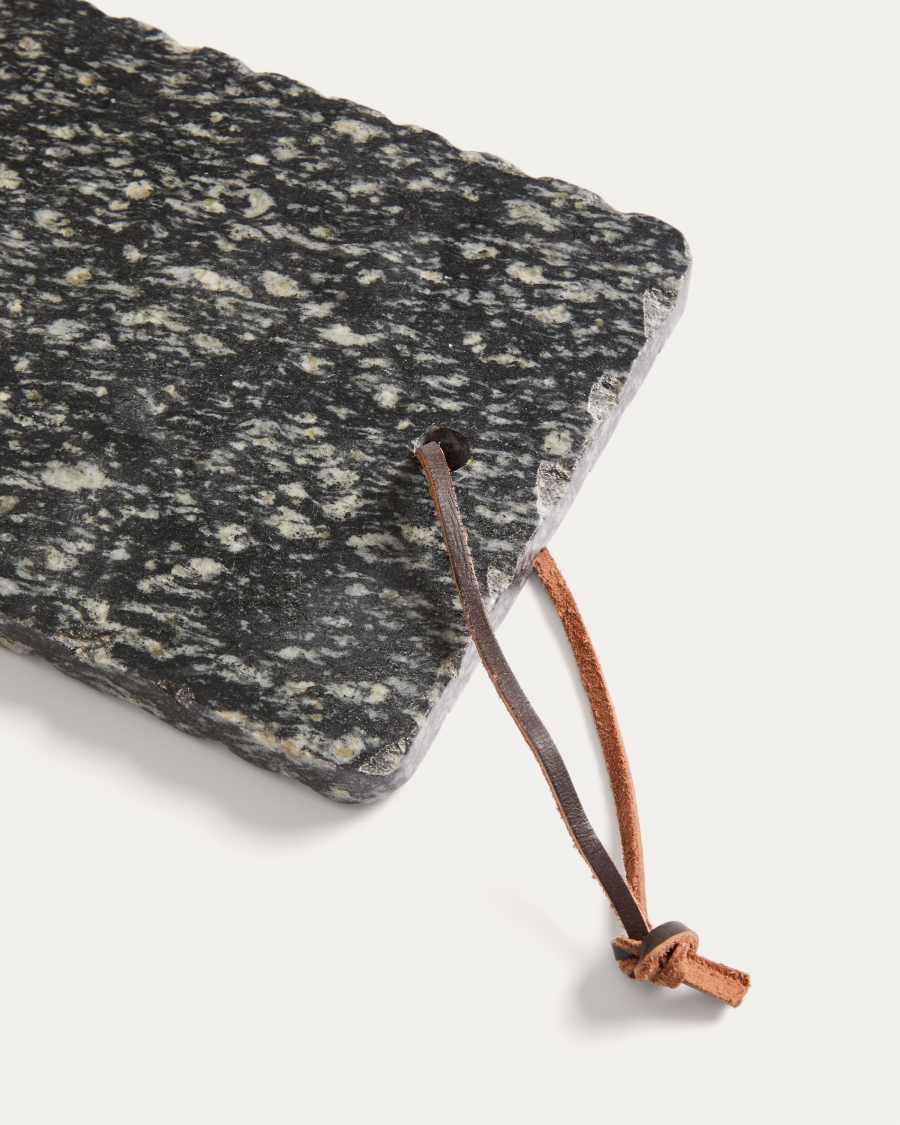 Arlena dark grey granite serving board 38 x 15 cm