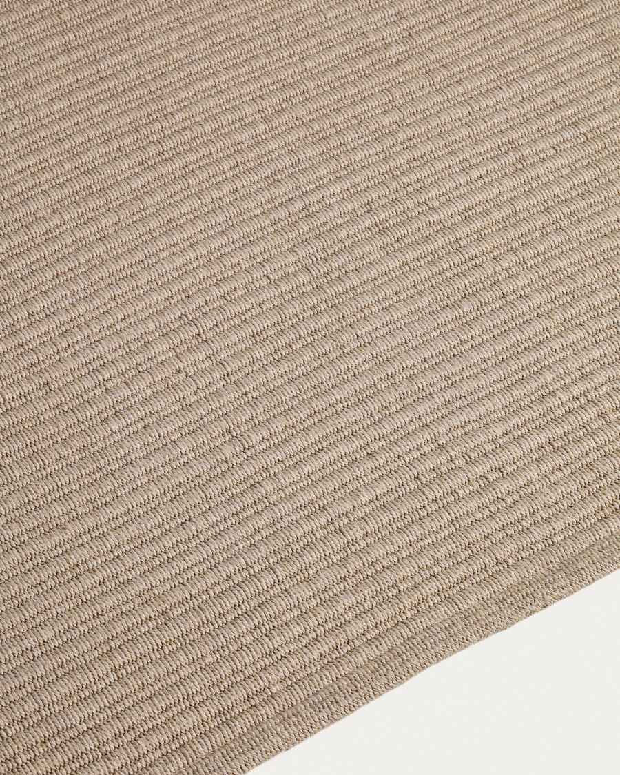 Ardelia ecru synthetic fibre rug 160 x 230cm