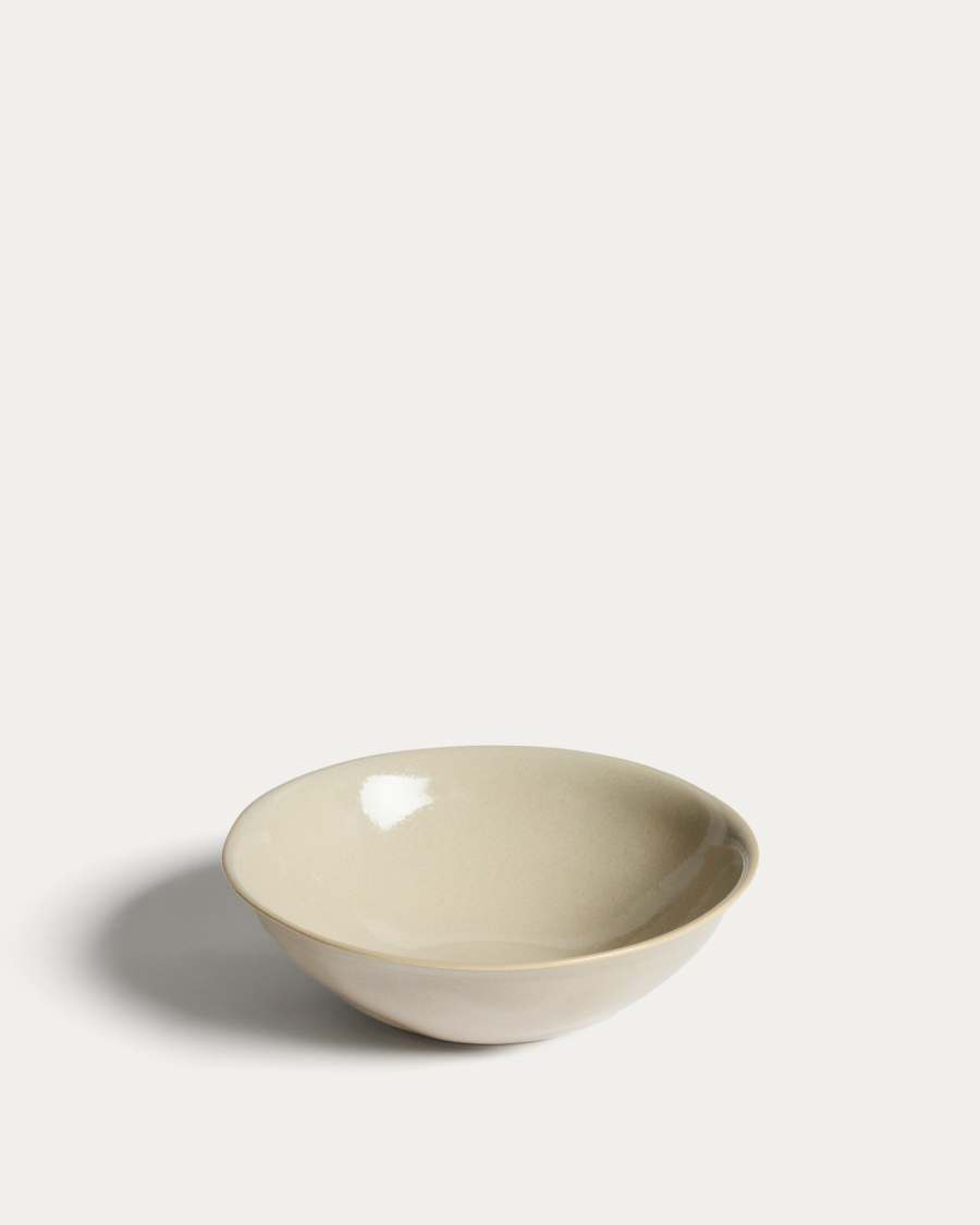 Aderno ivory ceramic soup bowl