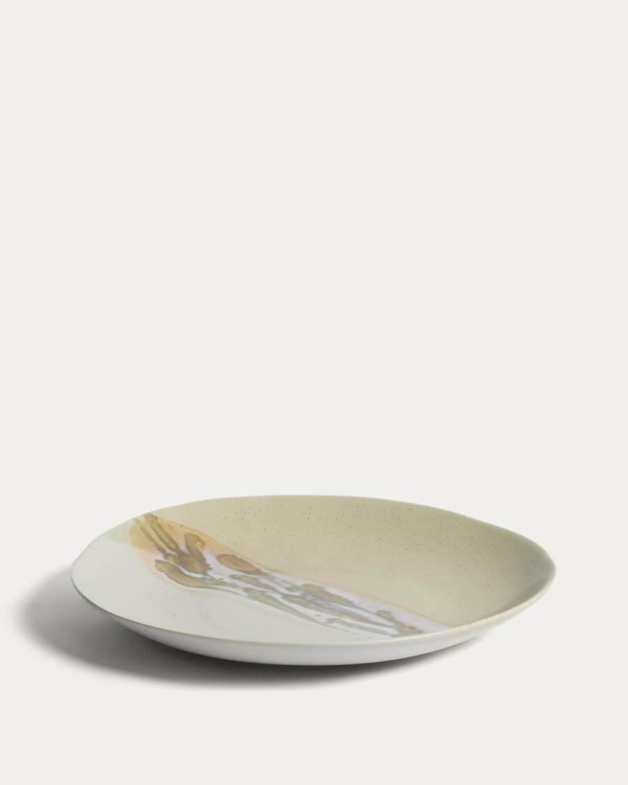 Arvela grey ceramic centrepiece