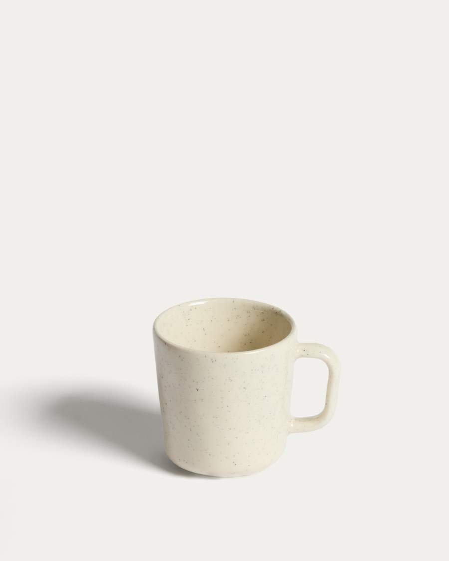 Daner ecru ceramic mug