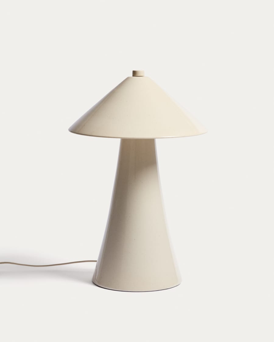 Ceren beige ceramic table lamp 54 cm