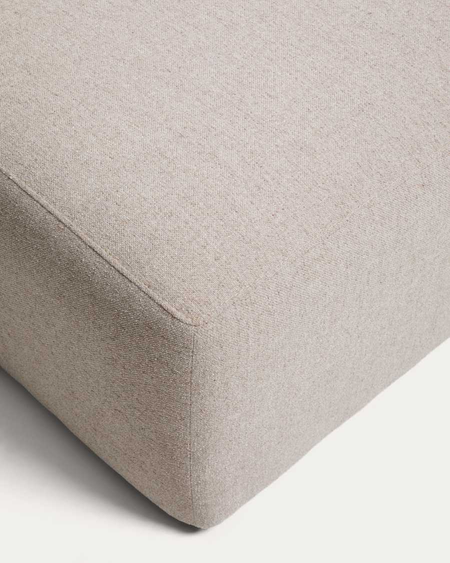 Blok beige chenille end pouffe 90x104cm FSC Mix Credit