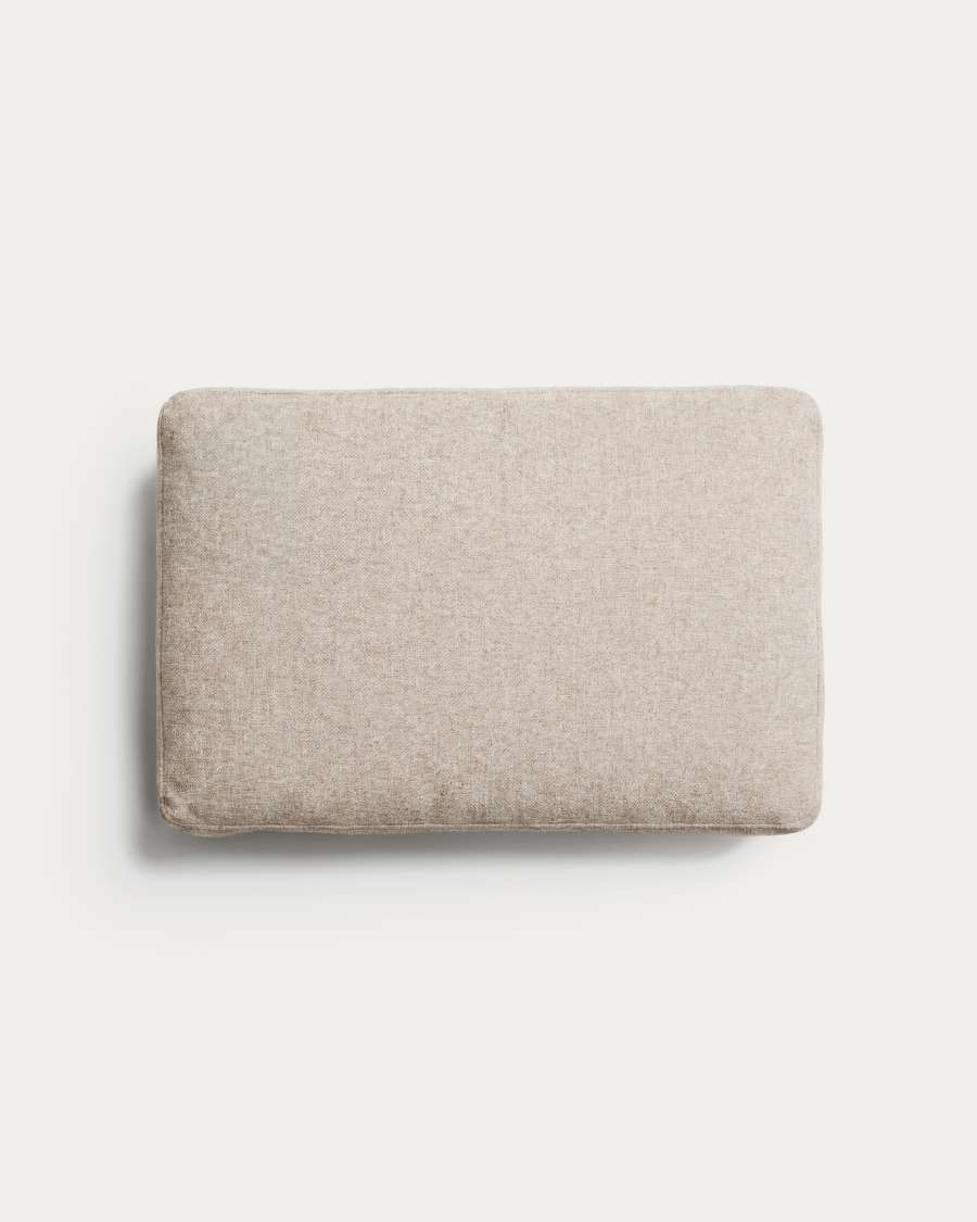 Blok beige chenille cushion 40 x 60cm