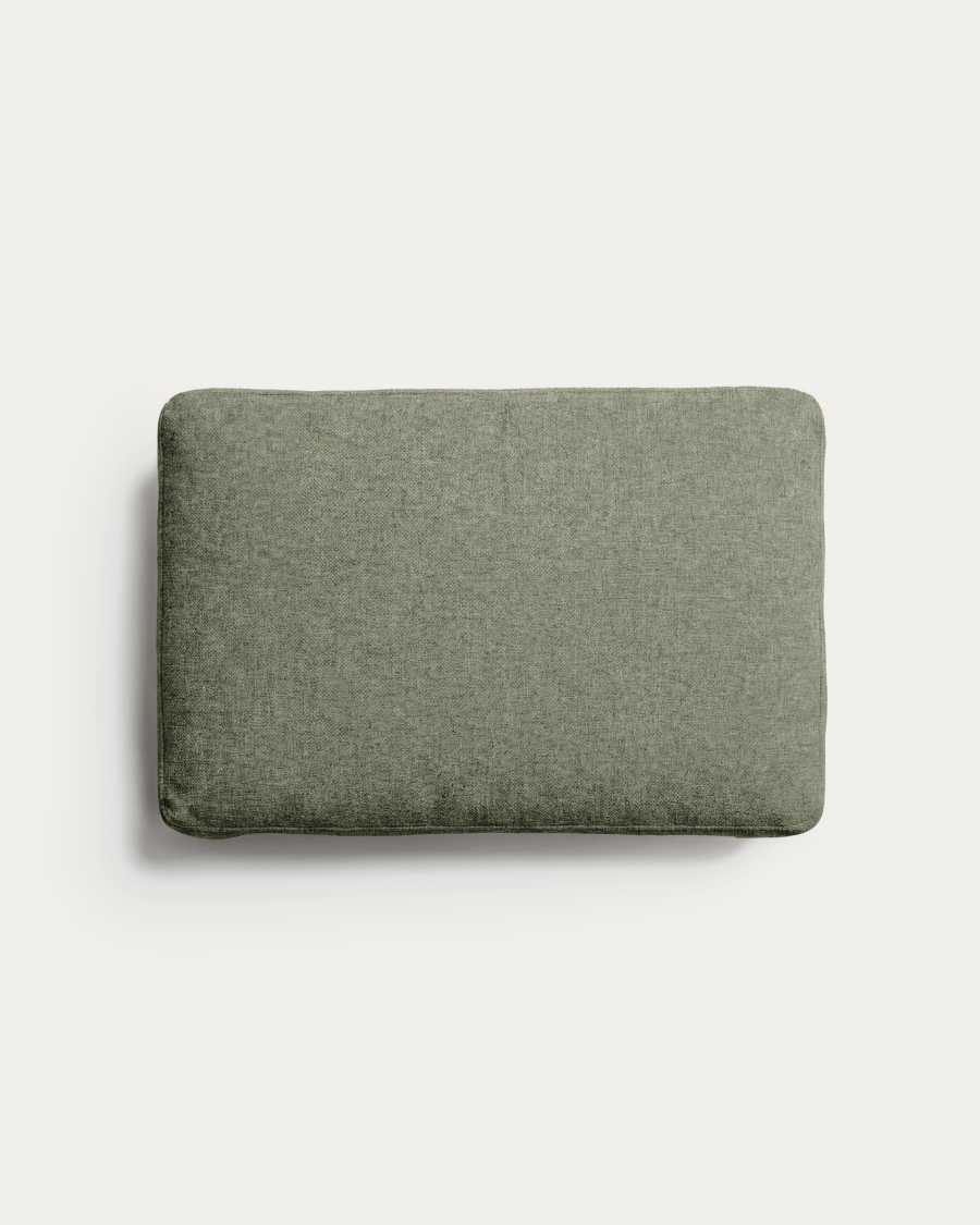 Blok moss green chenille cushion 40 x 60cm