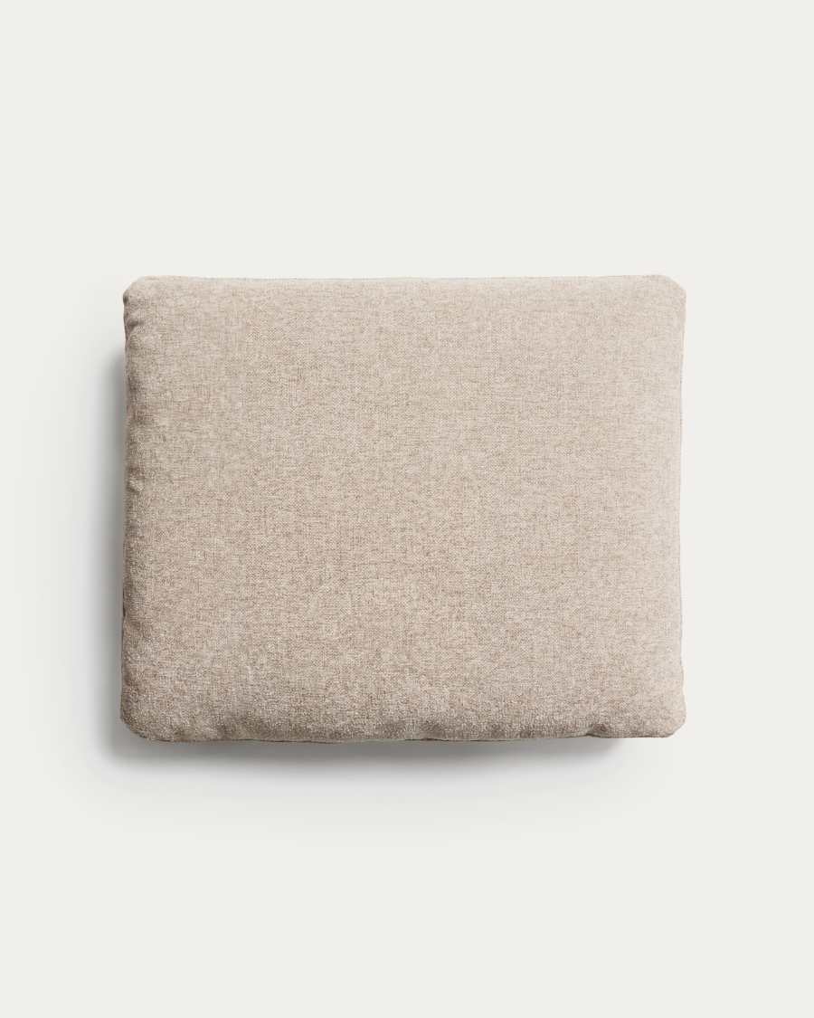 Blok beige chenille cushion 50 x 60cm