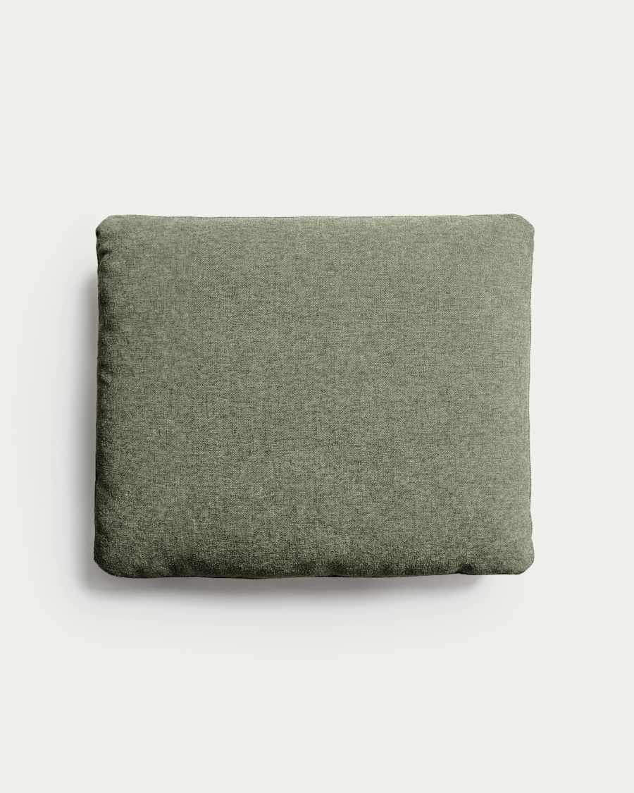 Blok moss green chenille cushion 50 x 60cm