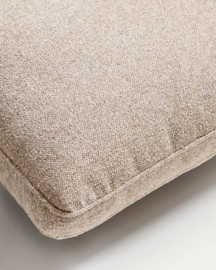 Blok beige chenille cushion 50 x 60cm