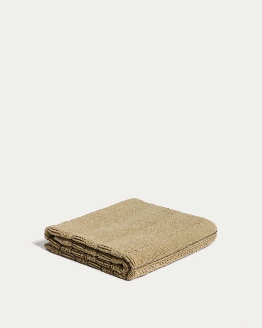 Sedy 100%-cotton jacquard green hand towel 50 x 90 cm