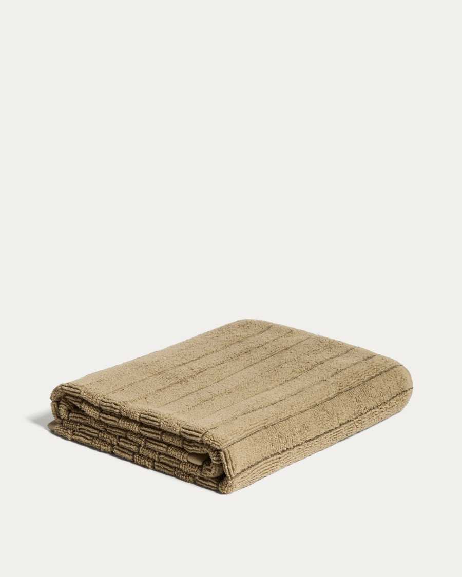 Sedy 100%-cotton green jacquard bath towel 70 x 140 cm