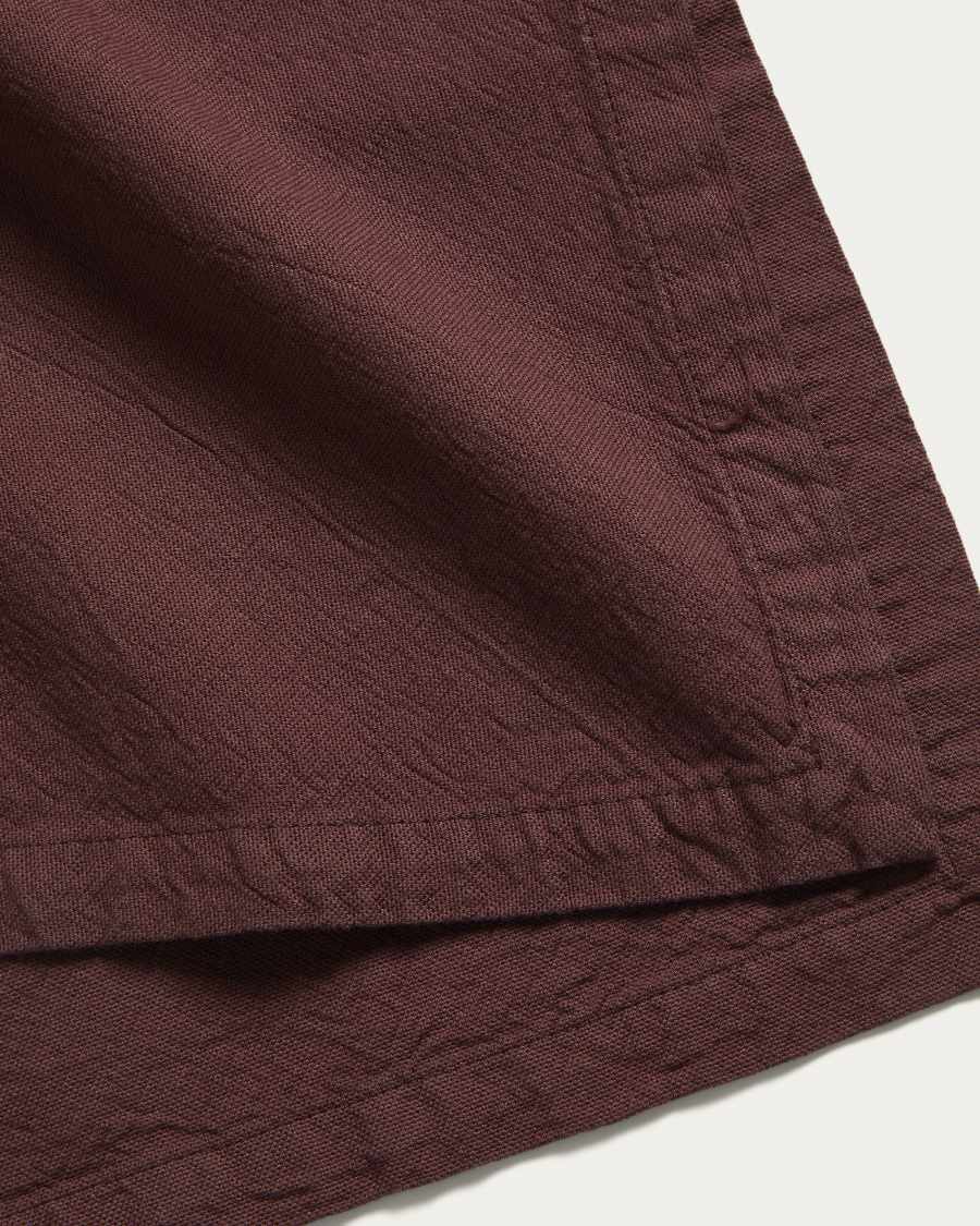 Lerava set of 2 placemats in brown cotton 35 x 50cm