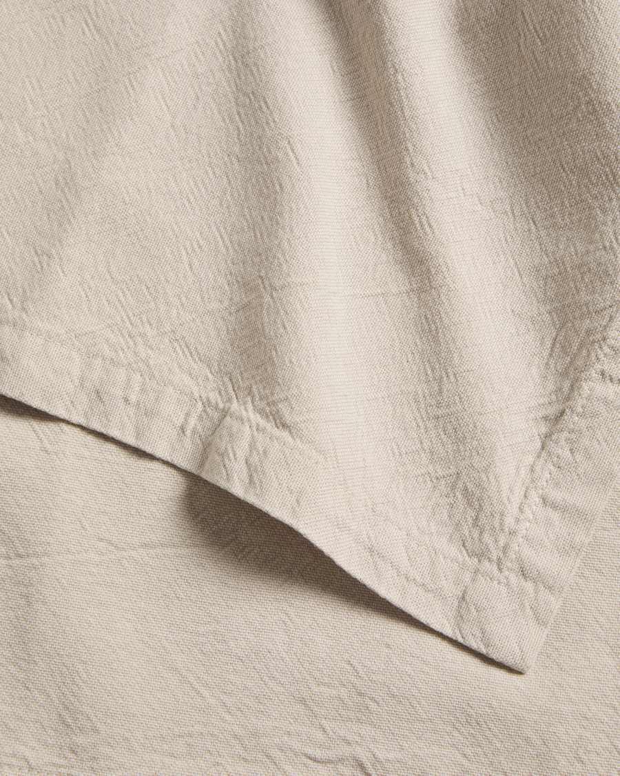 Lerava set of 2 placemats in washed stone grey cotton 35 x 50cm