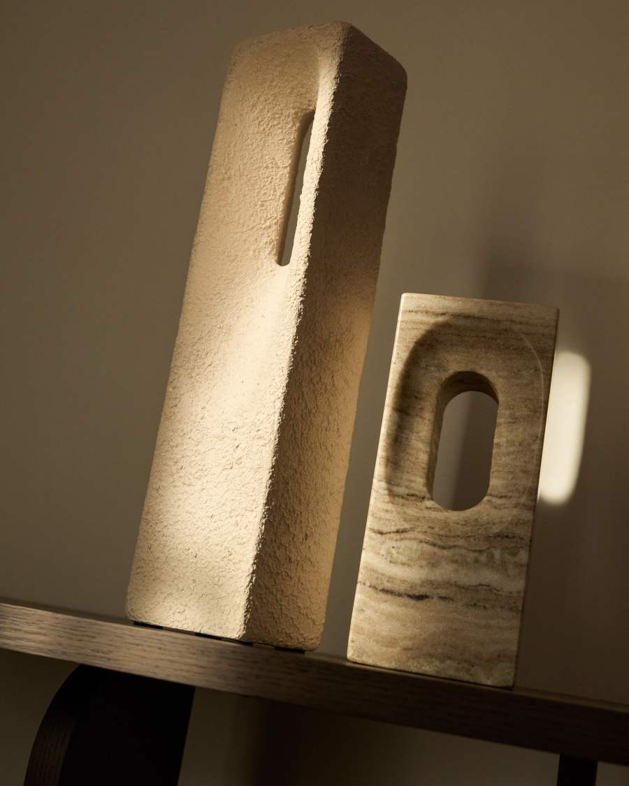 Tesh beige marble sculpture 26 cm