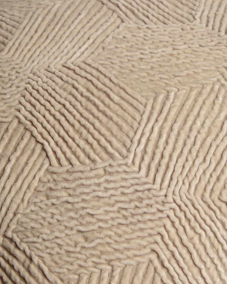 Morine off-white velvet cushion cover 50 x 50 cm