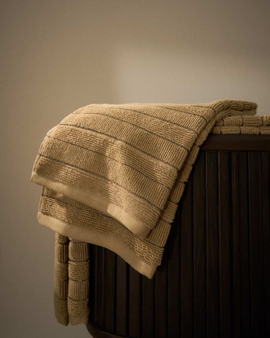 Sedy 100%-cotton green jacquard hand towel 30 x 50 cm