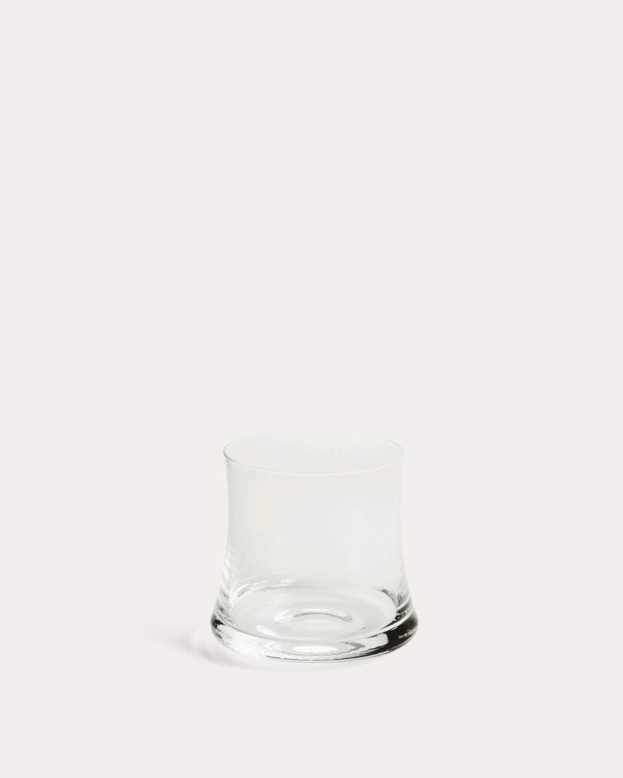 Alori clear wine glass with relief, 34 cl