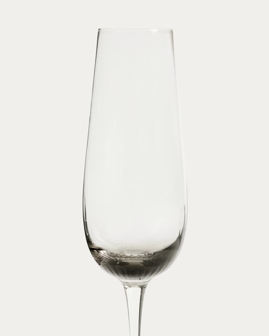Davel grey champagne glass 21.5 cl