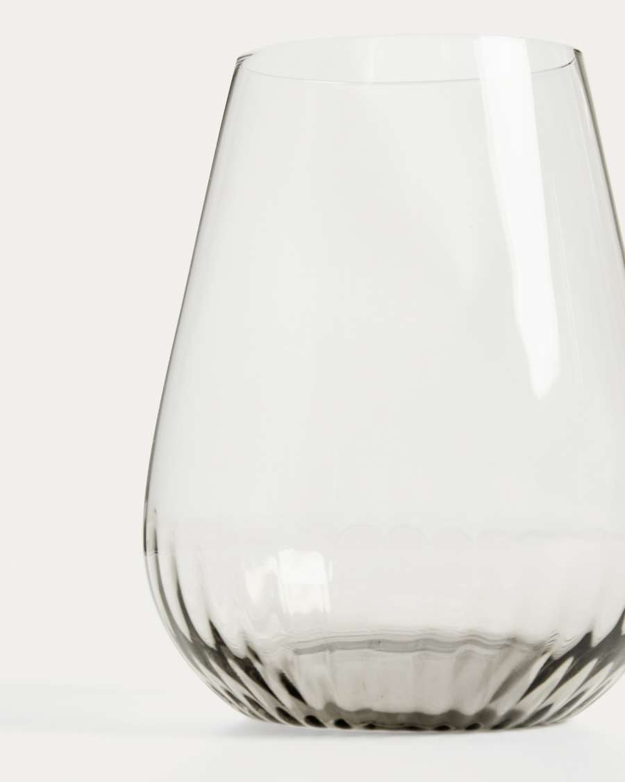 Davel grey drinking glass 42.5 cl