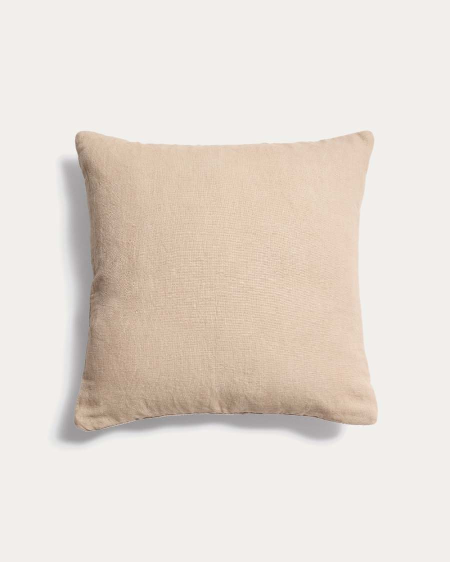 Seliria beige corduroy cushion cover 50 x 50 cm