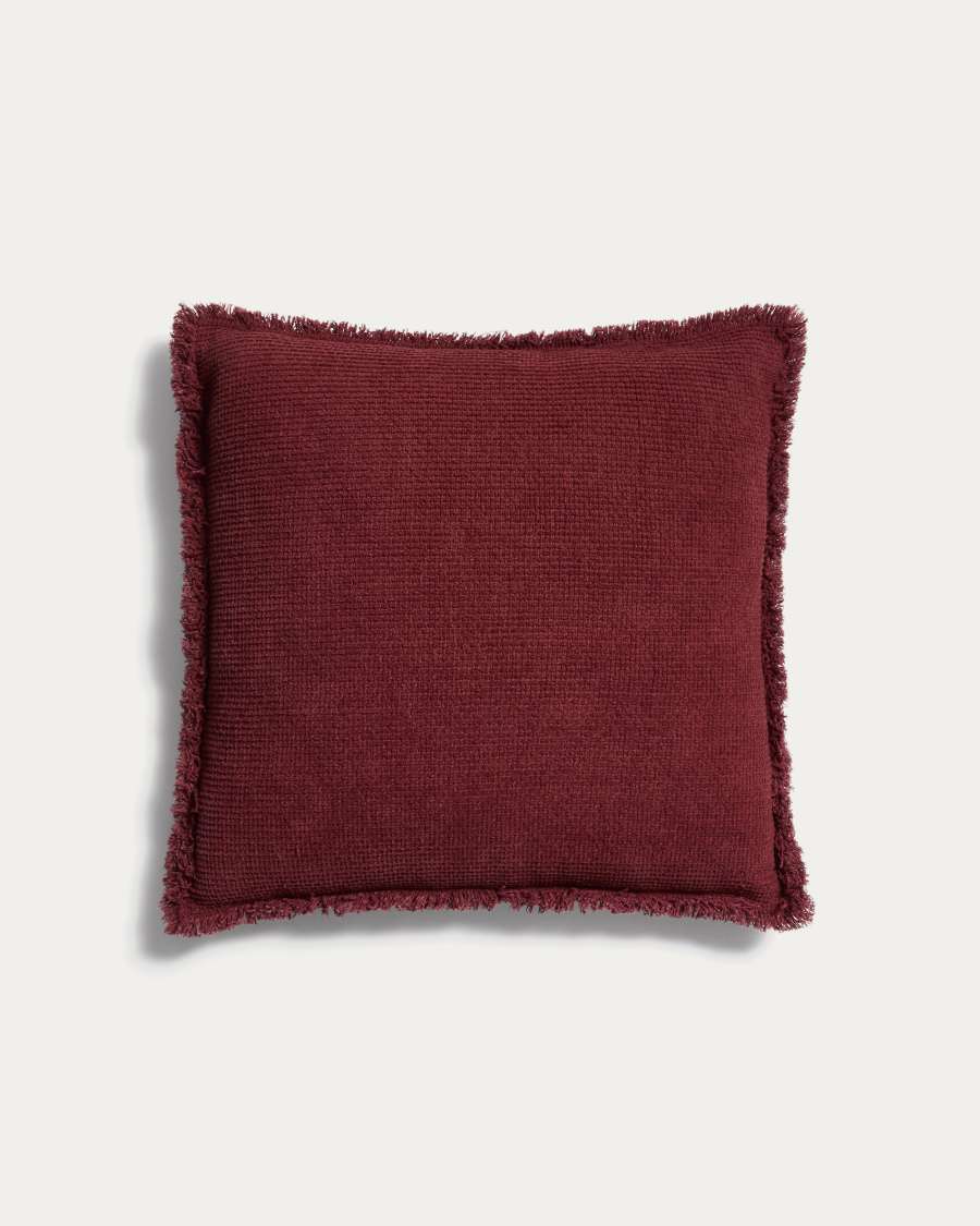 Meral maroon cushion cover 45 x 45 cm
