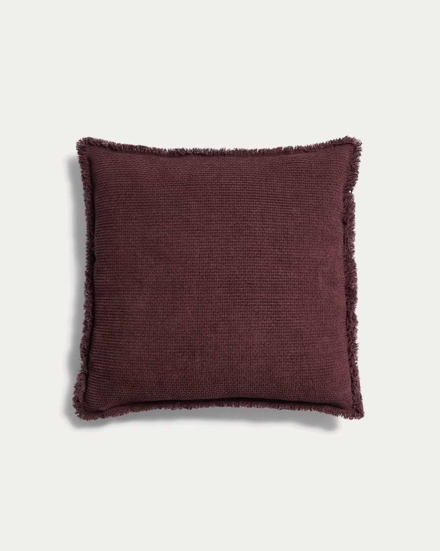 Meral chocolate brown cushion cover 45 x 45 cm
