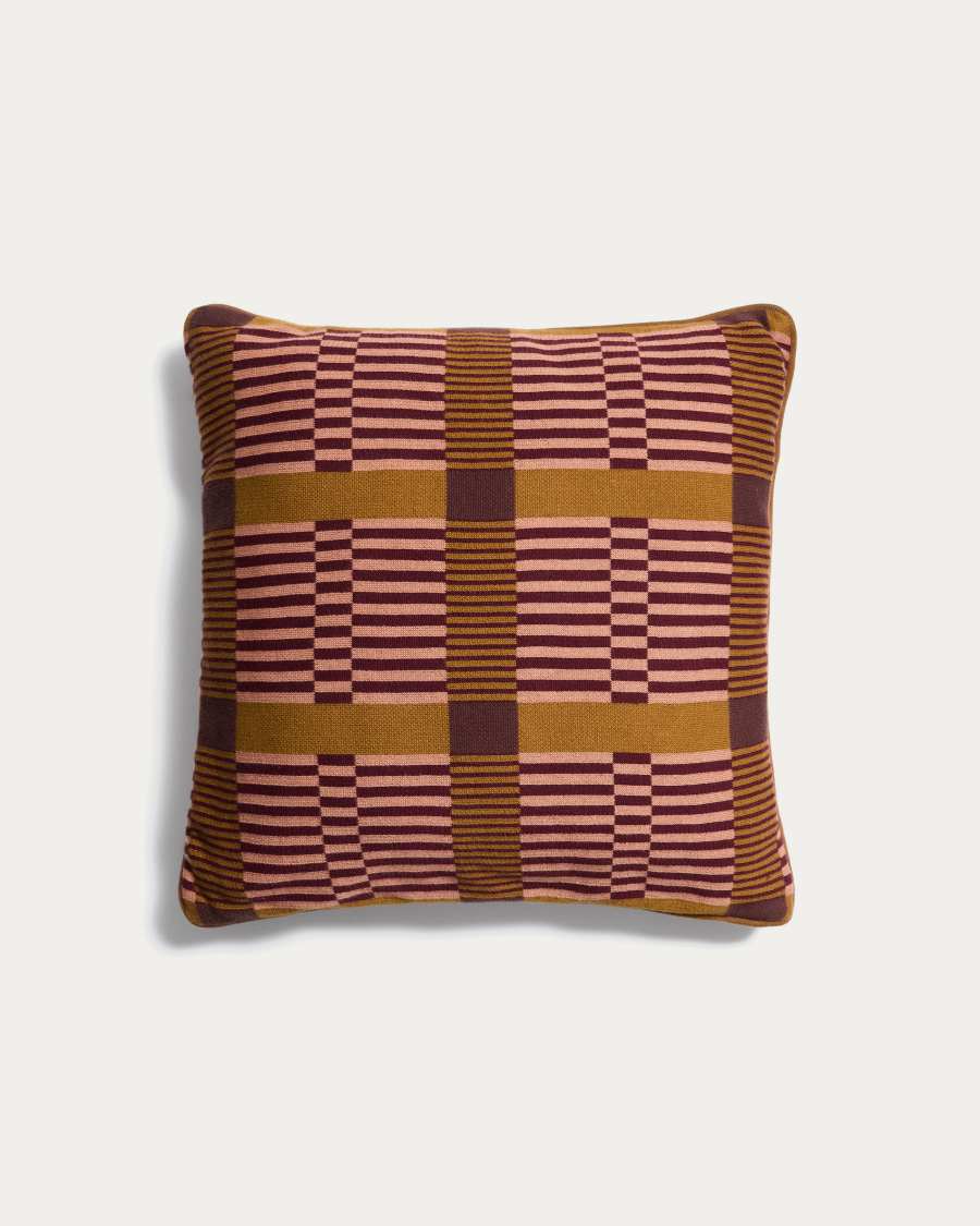 Ately 100% cotton multicoloured cushion cover 45 x 45 cm