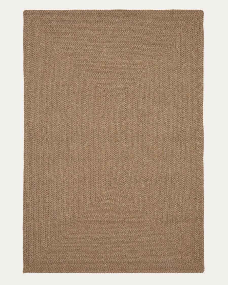 Despas beige synthetic fibre rug 300 x 400cm
