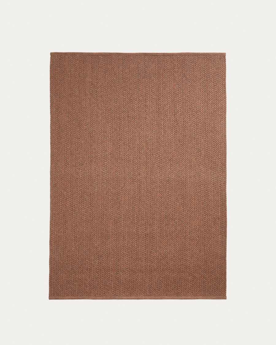 Rug Despas in synthetic fibers terracotta 160 x 230 cm