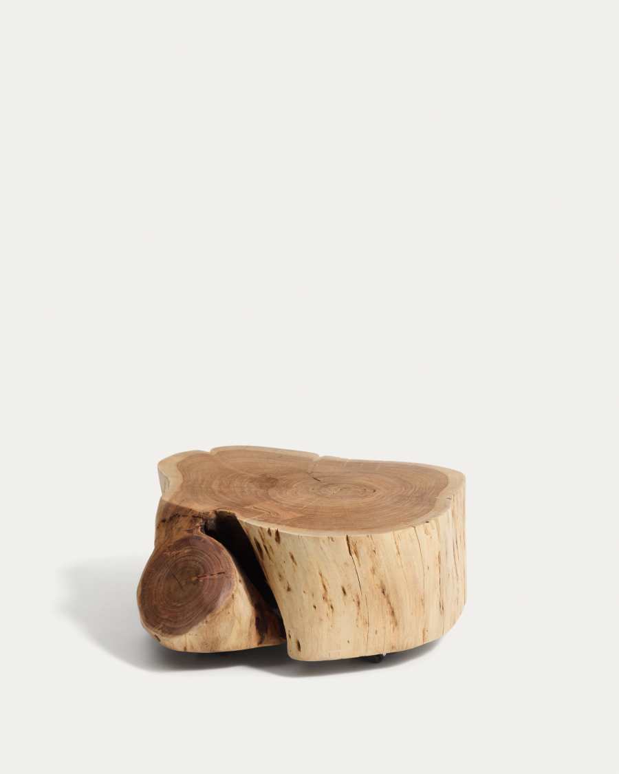 木製ローテーブル MADE IN MALAYSIA Nuvine coffee table in solid acacia wood with bleached finish with