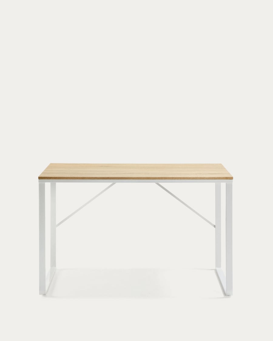 Rectangular white Talbot desk 120 x 60 cm