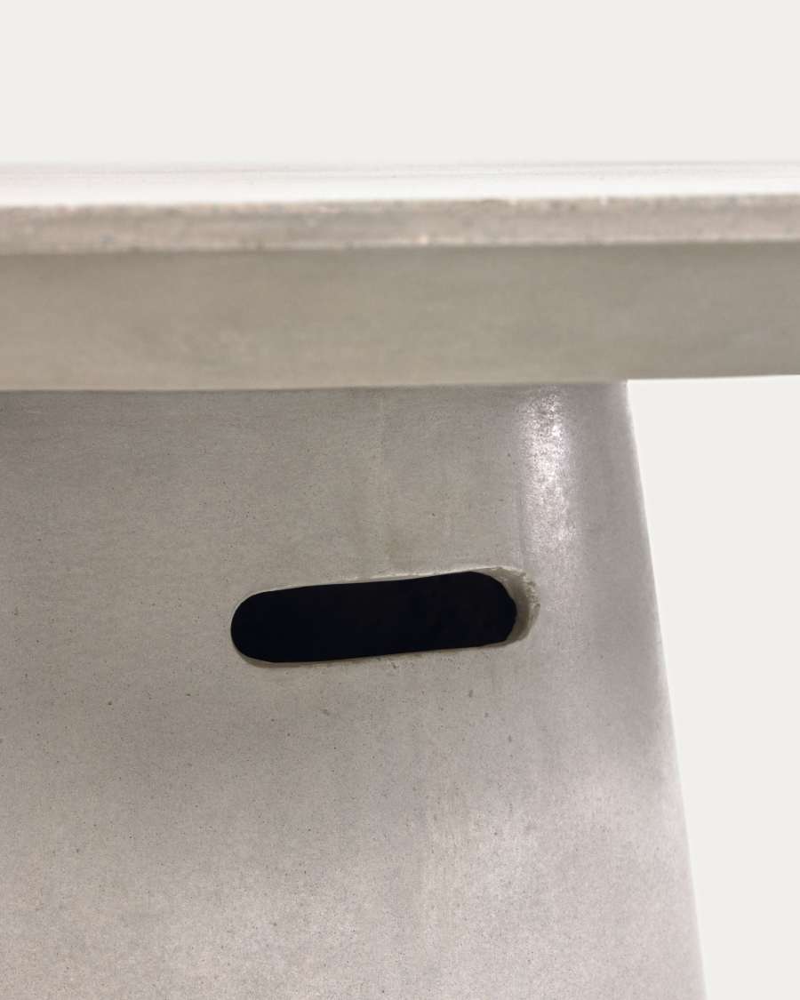 Itai outdoor round cement table, Ø 90 cm