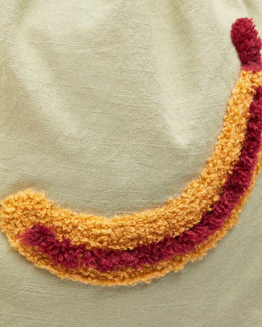 Amarantha set of 3 100% multicolour cotton afternoon snack bags with fruit prints