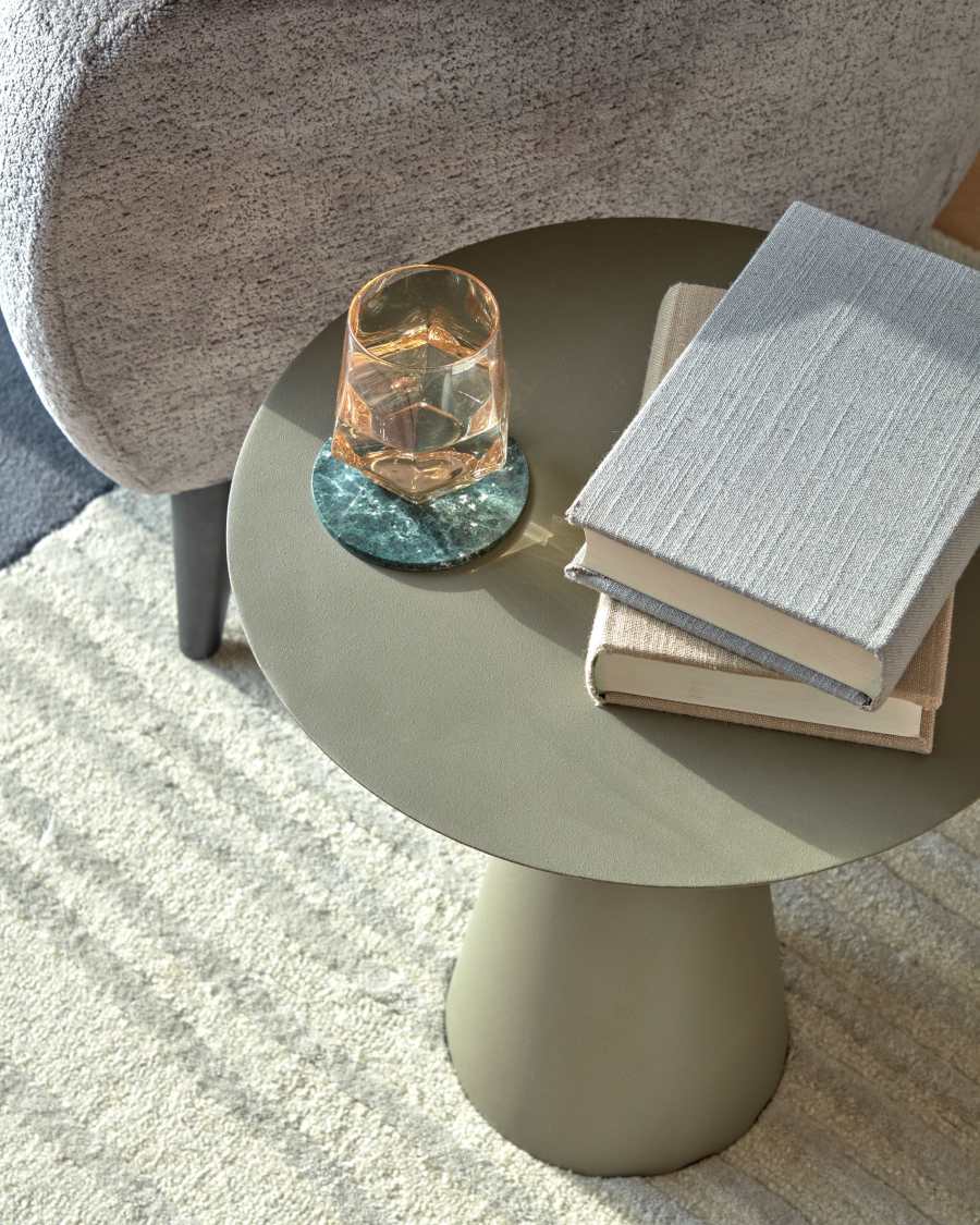 Shirel side table Ø 40 cm groen