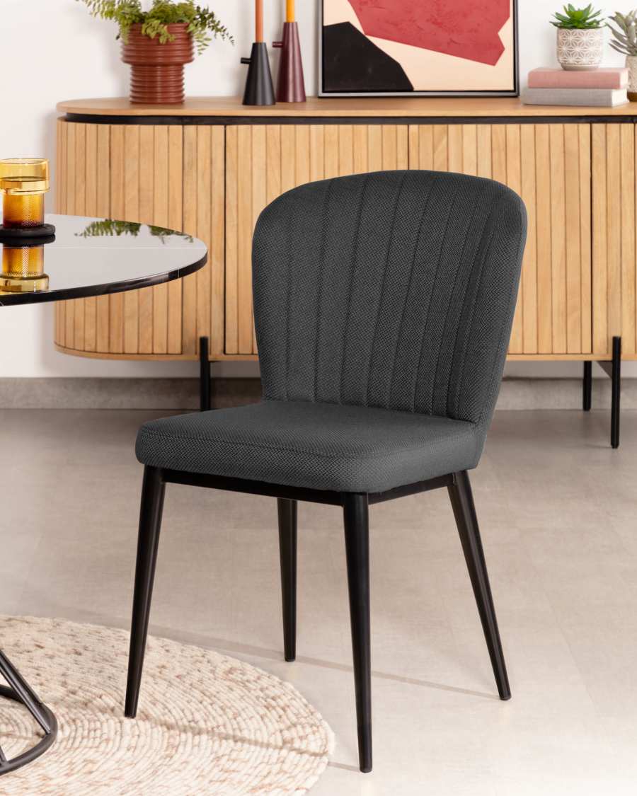 Madge dark grey chair