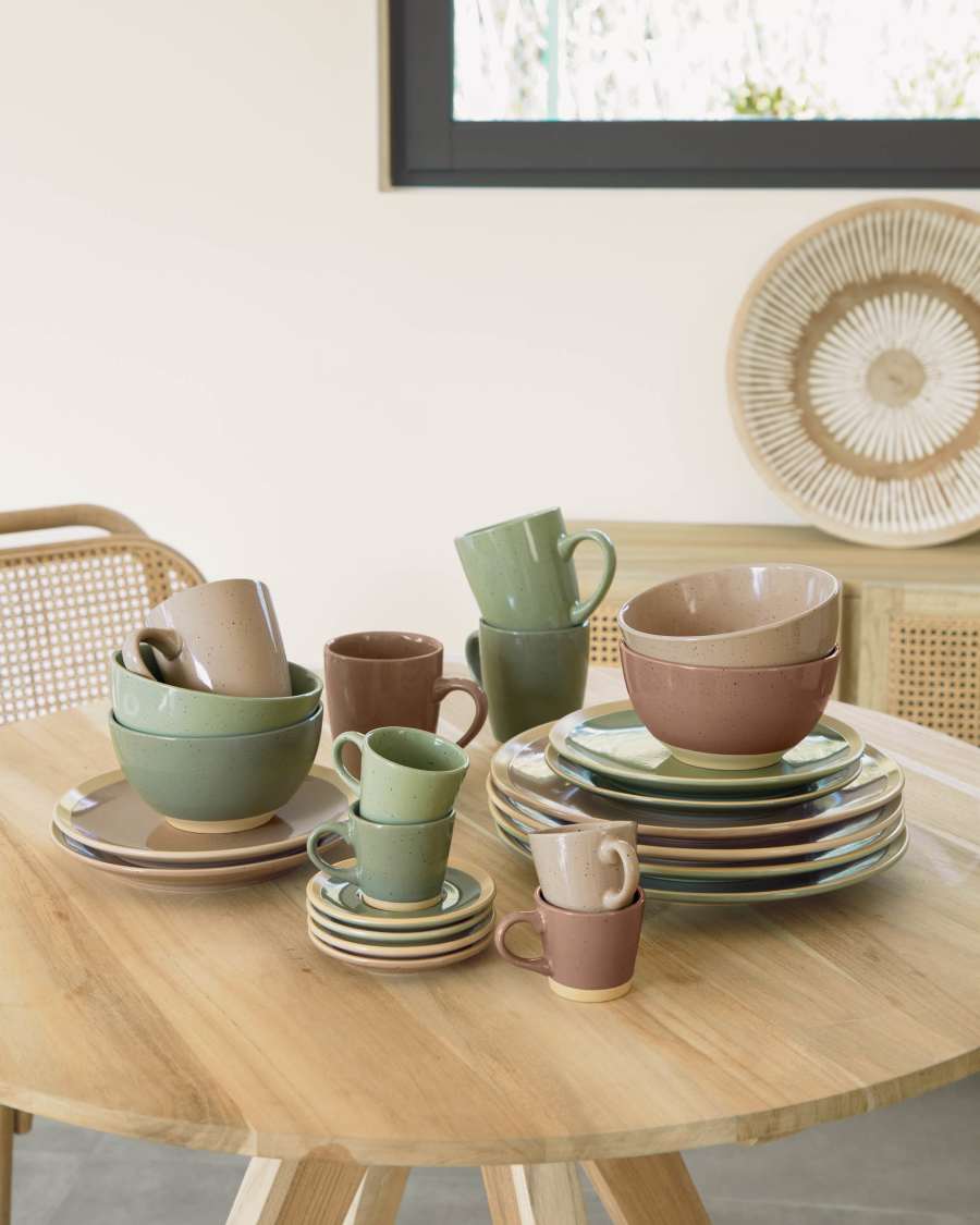 Aratani ceramic mug light green