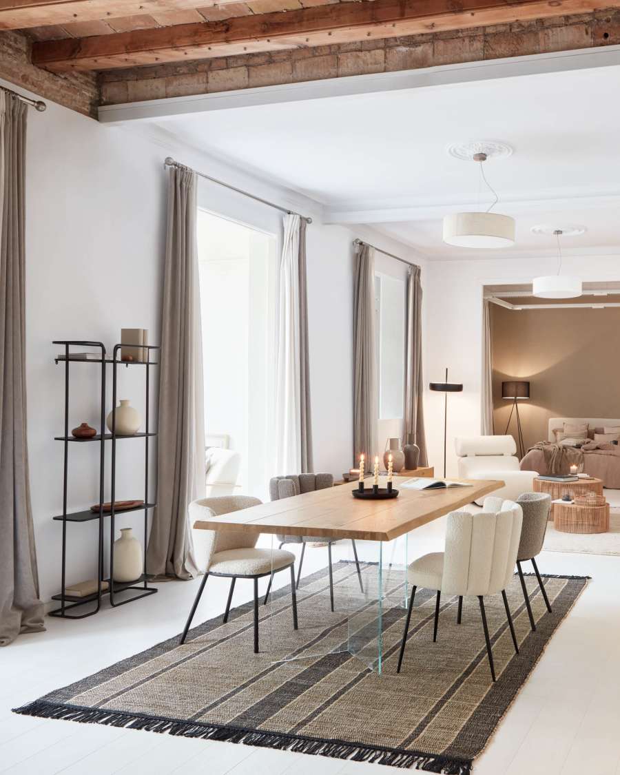 Brunilda Teppich schwarz 200 x 300 cm