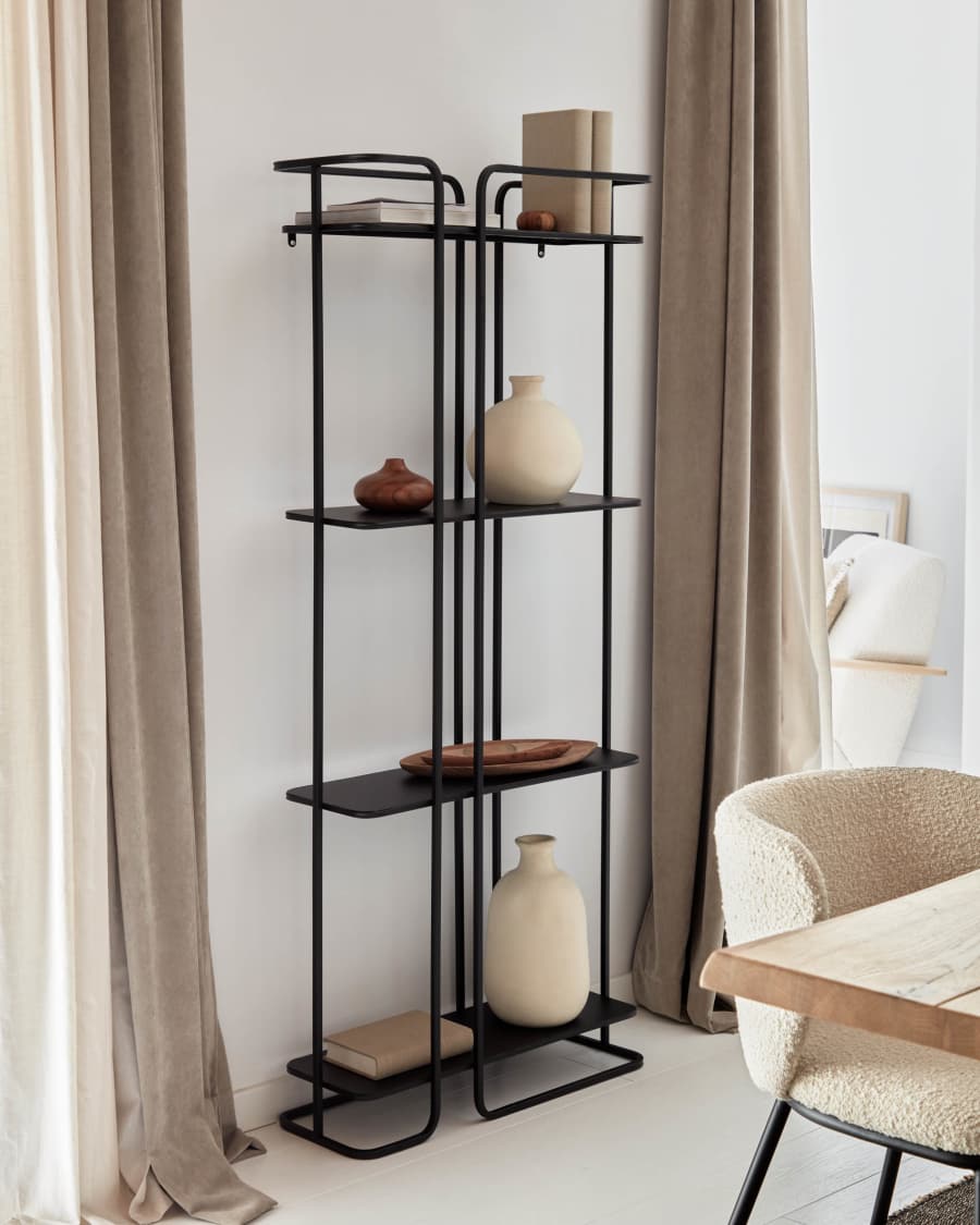 Ursula set of 2 solid acacia wood trays