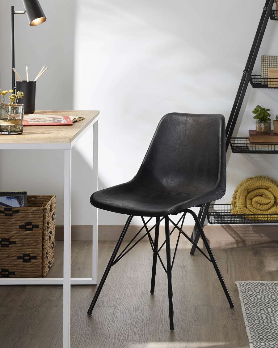 Rectangular white Talbot desk 120 x 60 cm