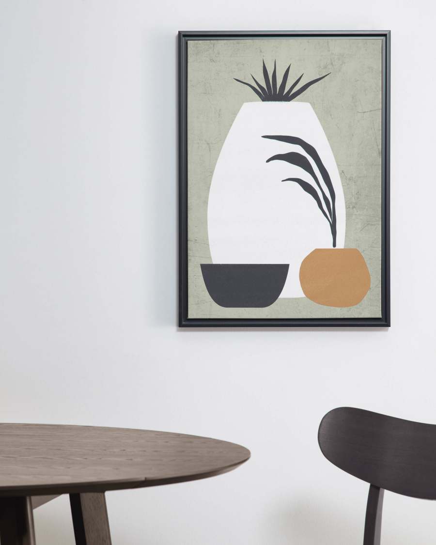 Tableau Bianey 50 x 70 cm gris