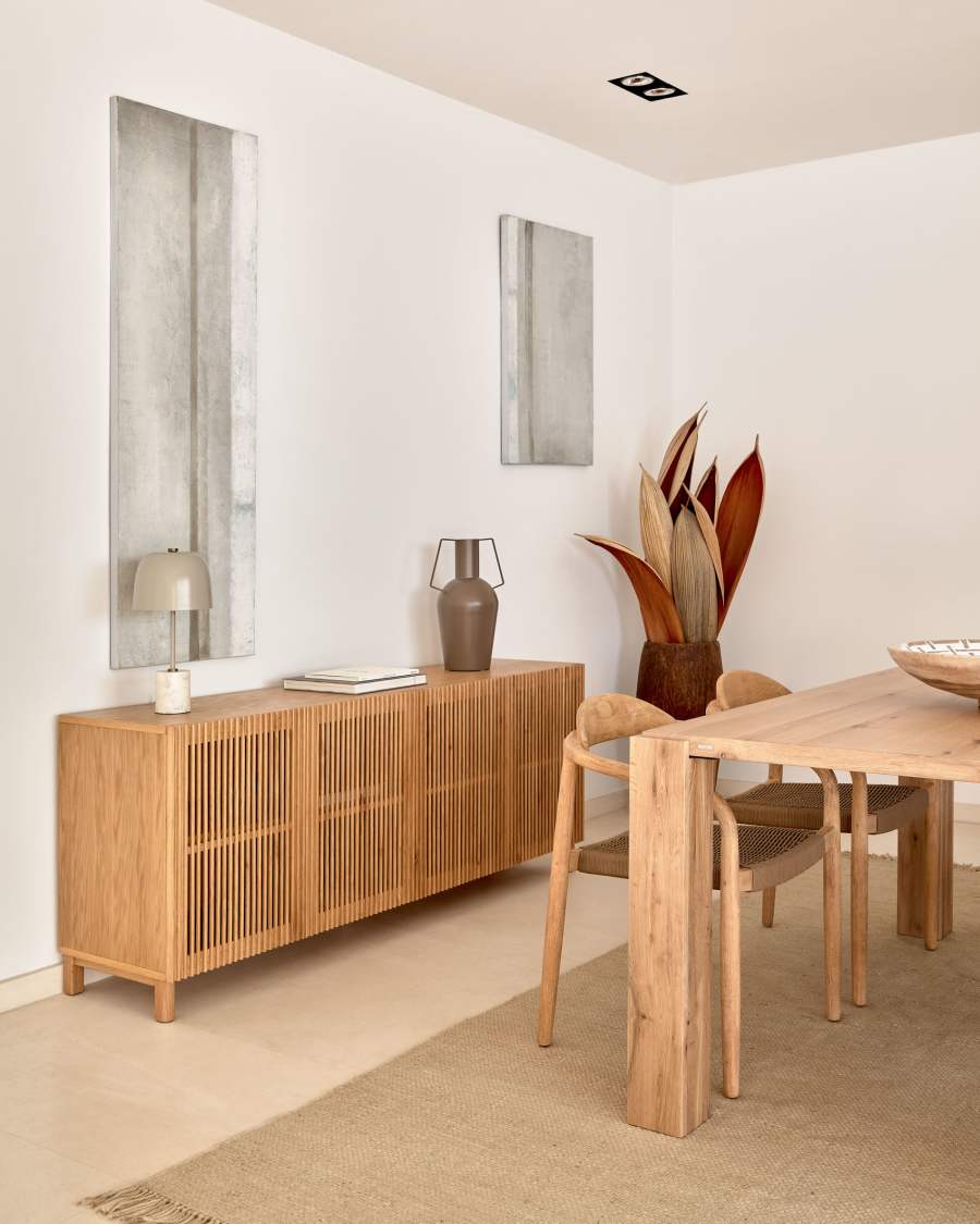 Vespera white and grey canvas 50 x 150 cm