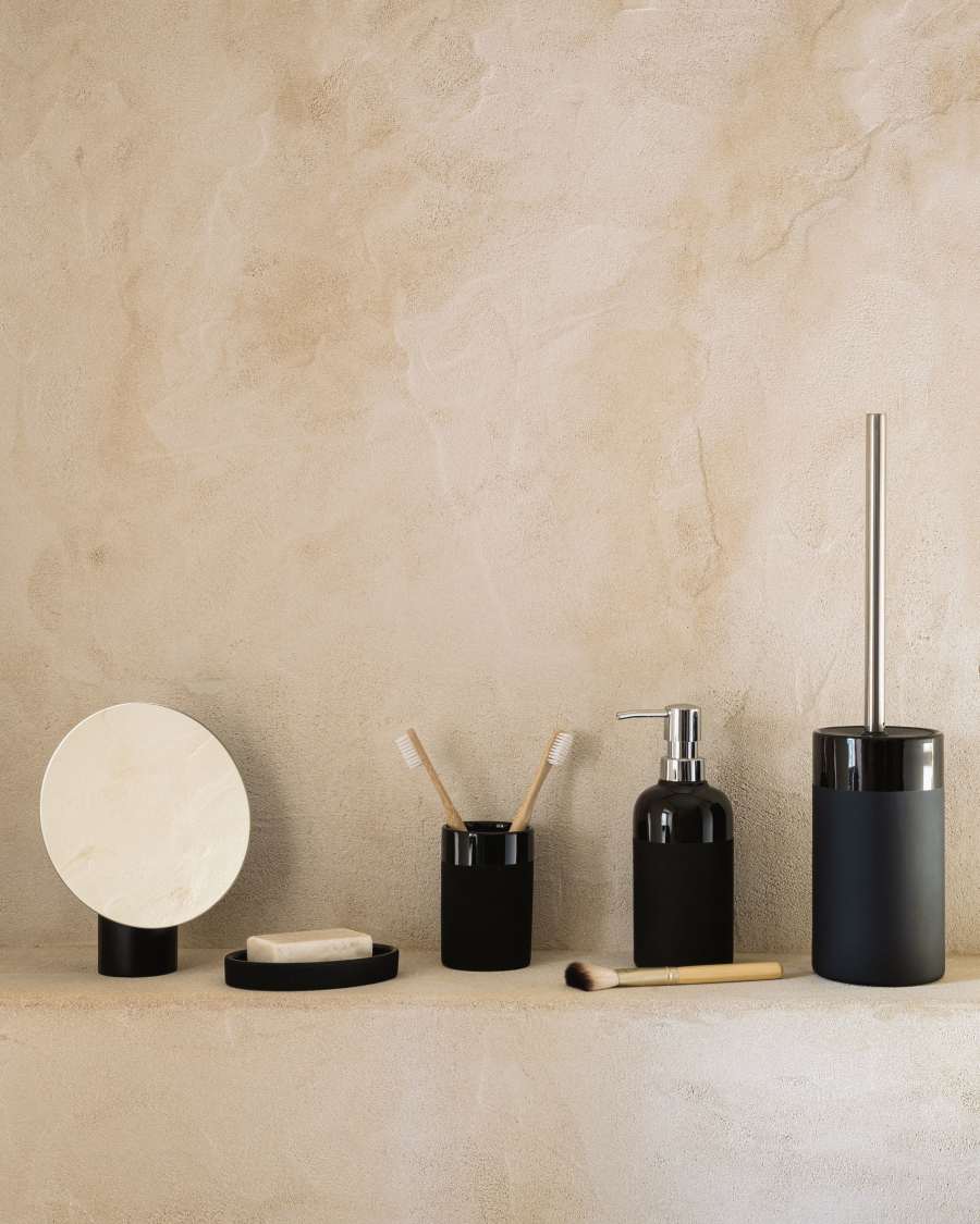 Riga black soap dish