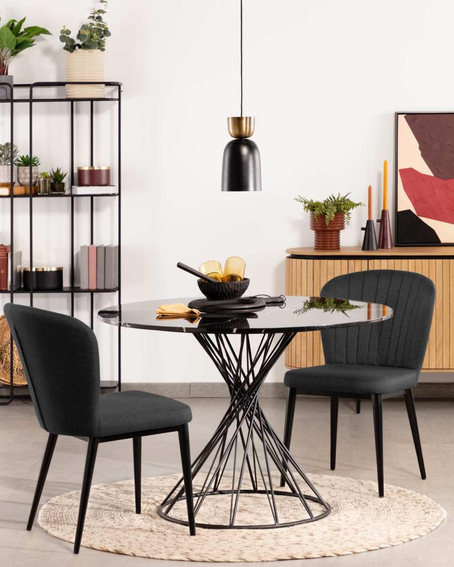 Madge dark grey chair