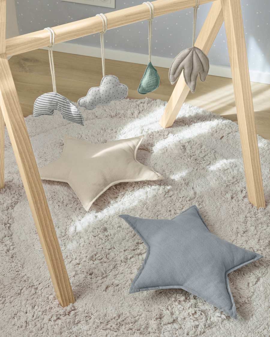 Στρογγυλό χαλί Eligia, βαμβακερό, Ø120εκ