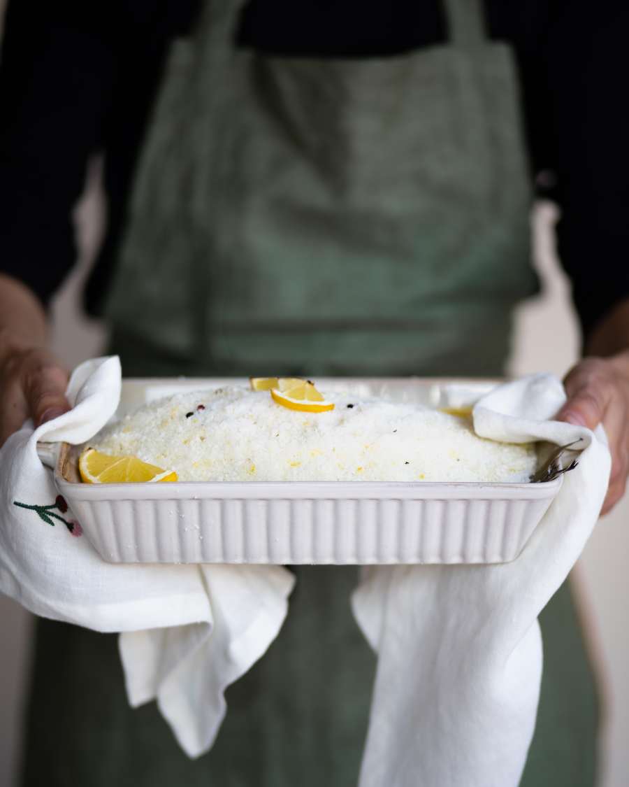 Travessa de forno Sheilyn bege 31 x 16 cm